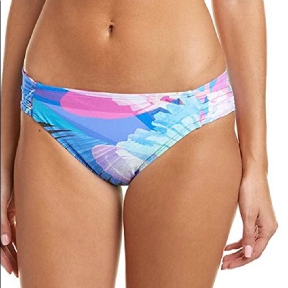 NWT $75 La Blanca Monarch Shirred Bikini Bottom